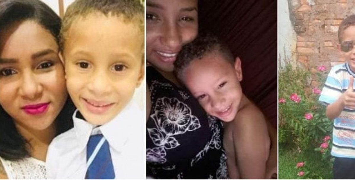 Samuel completou 7 anos neste domingo. “5 meses sem você, meu menino”, diz mãe