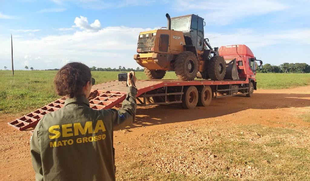 Sema atua contra desmatamento ilegal em Poconé