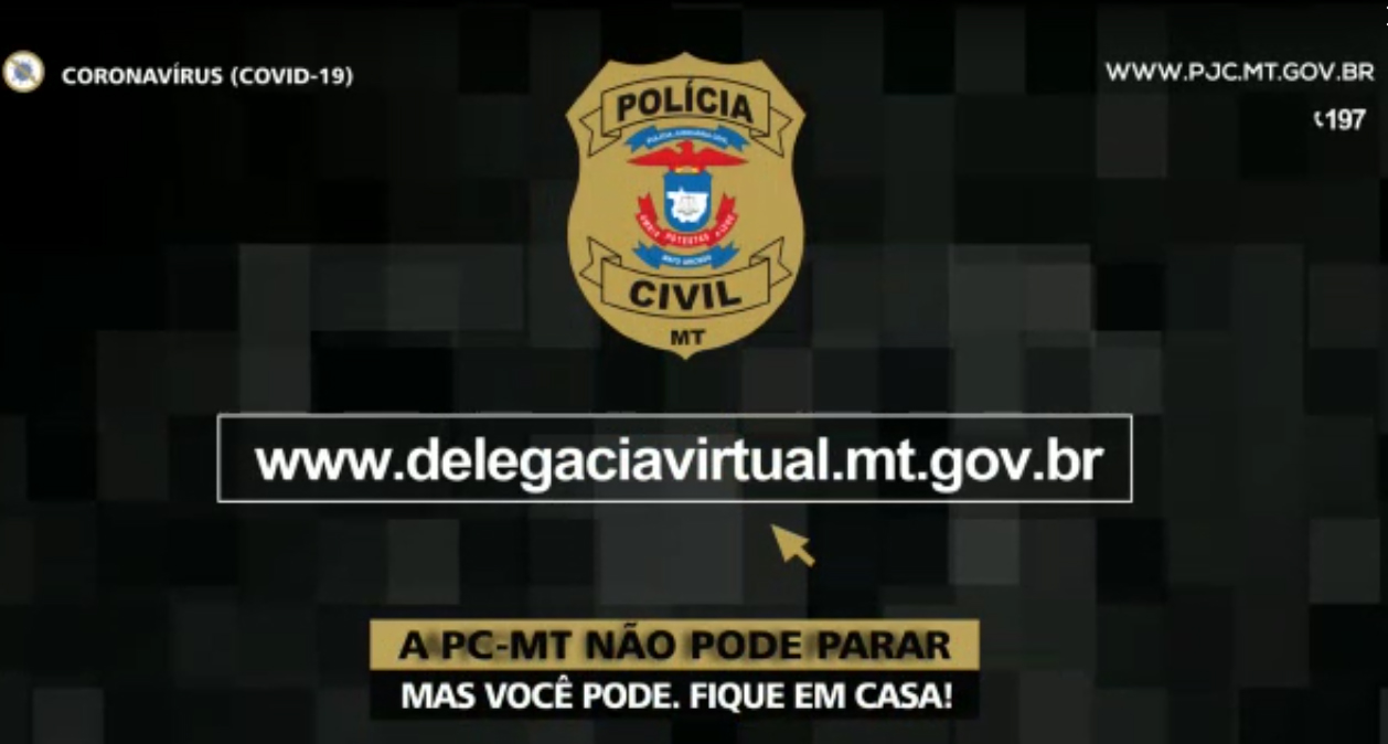 Registros de ocorrências serão apenas pela Delegacia Virtual