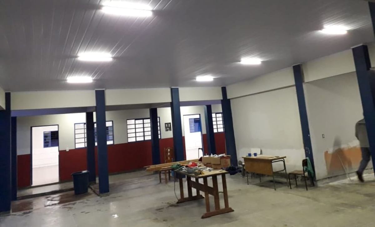 Reforma e ampliação da Escola Indígena Leosídio Fermau está em fase final