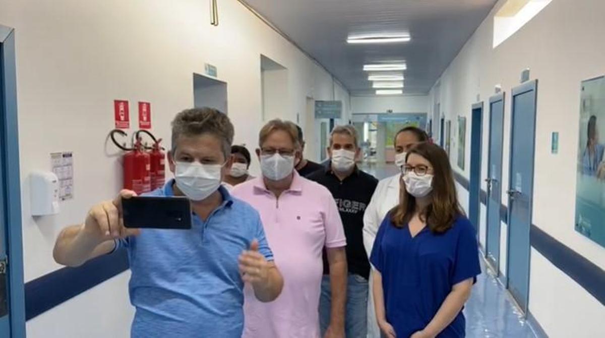 Governador anuncia mais 147 leitos para pacientes de Covid-19