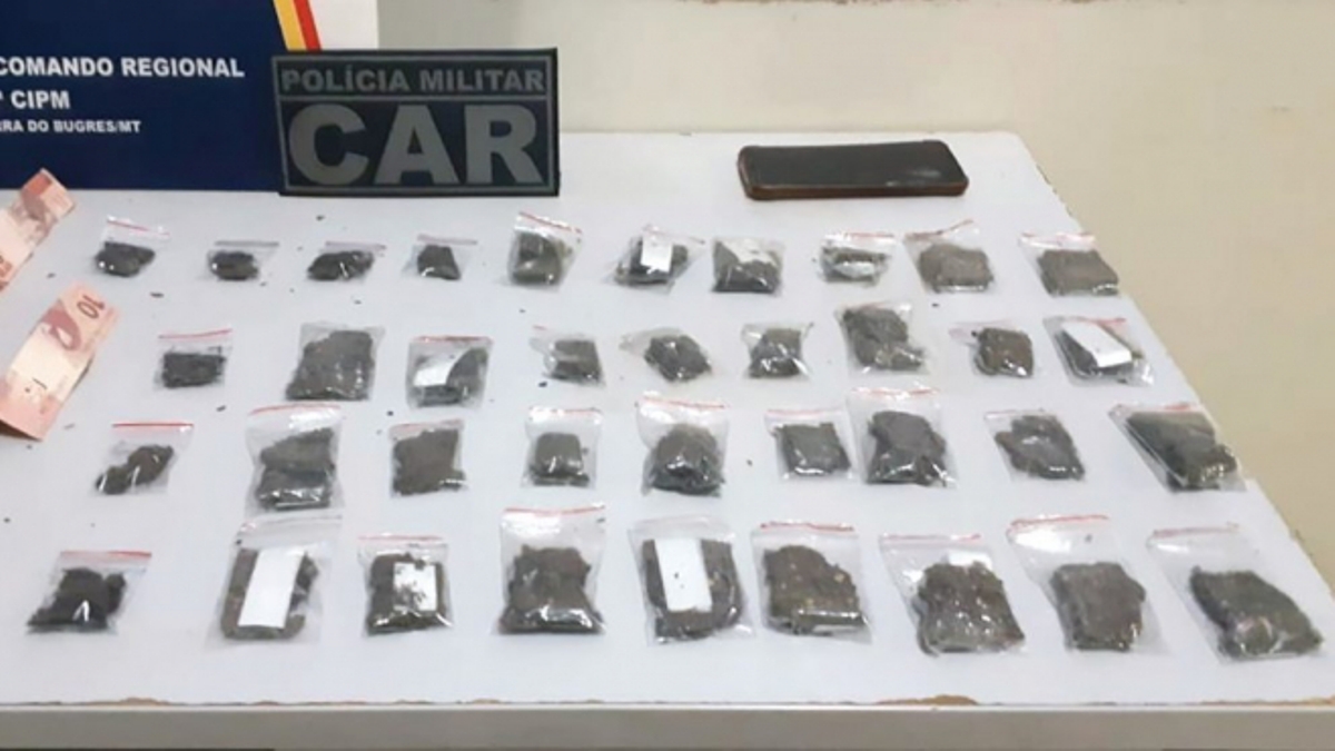 Barra do Bugres | Estudante de engenharia monta boca de fumo ao lado de faculdade e acaba presa