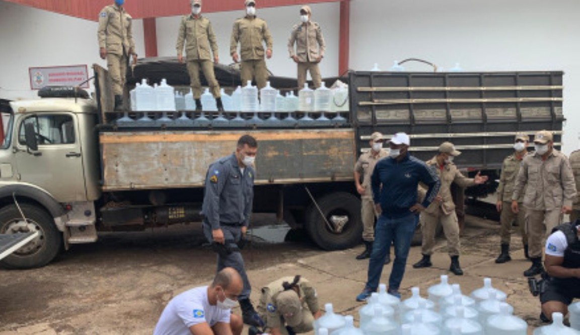 Sindalcool doa 200 mil litros de álcool 70% ao Governo de Mato Grosso