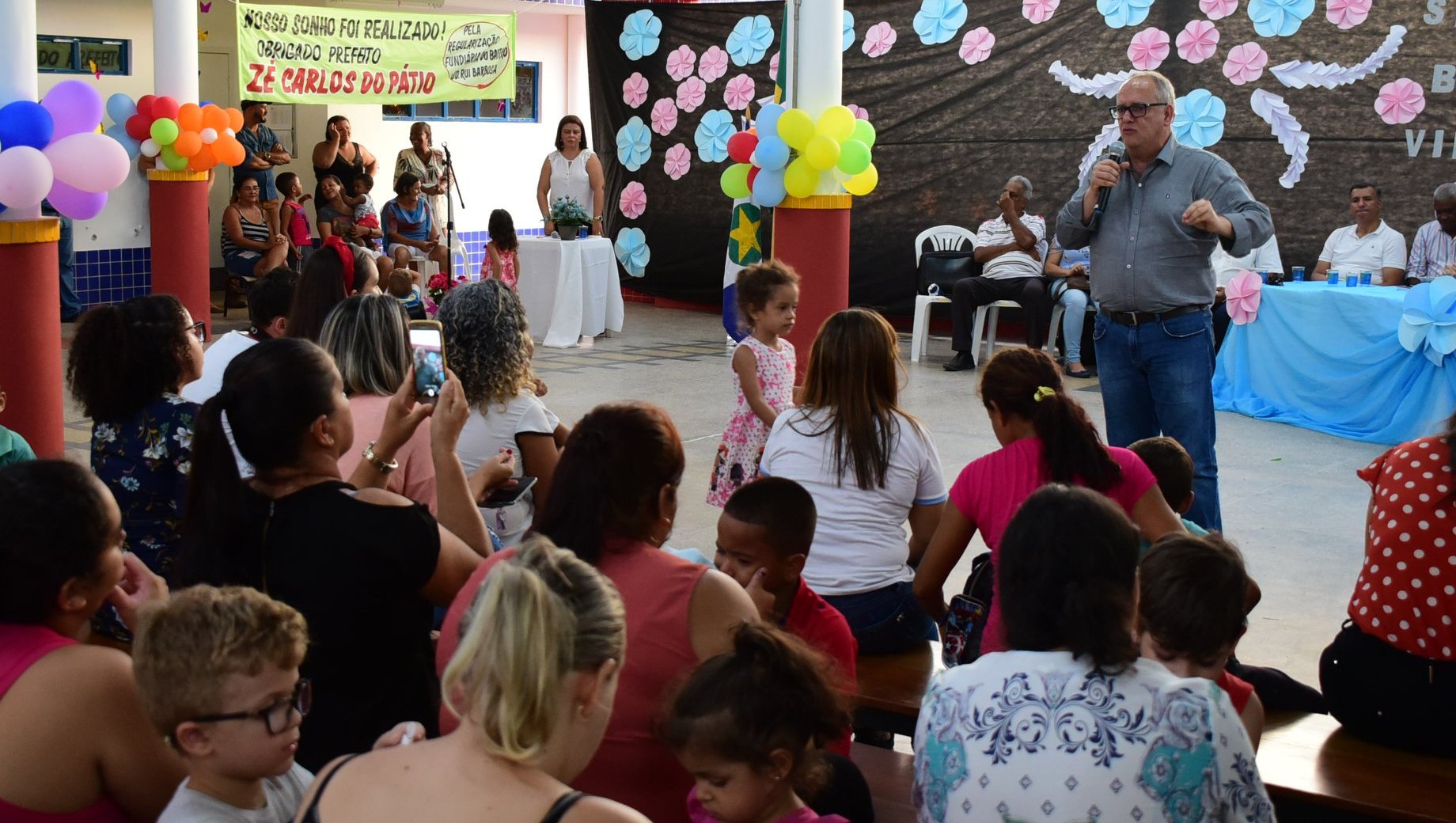 Obra de reforma e revitalização da CMEI Maria Joana, no Tancredo Neves, foi entregue nesta terça-feira (10)