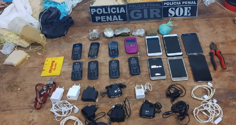 Rondonópolis | Três são presos tentando jogar celulares e drogas para dentro da Mata Grande