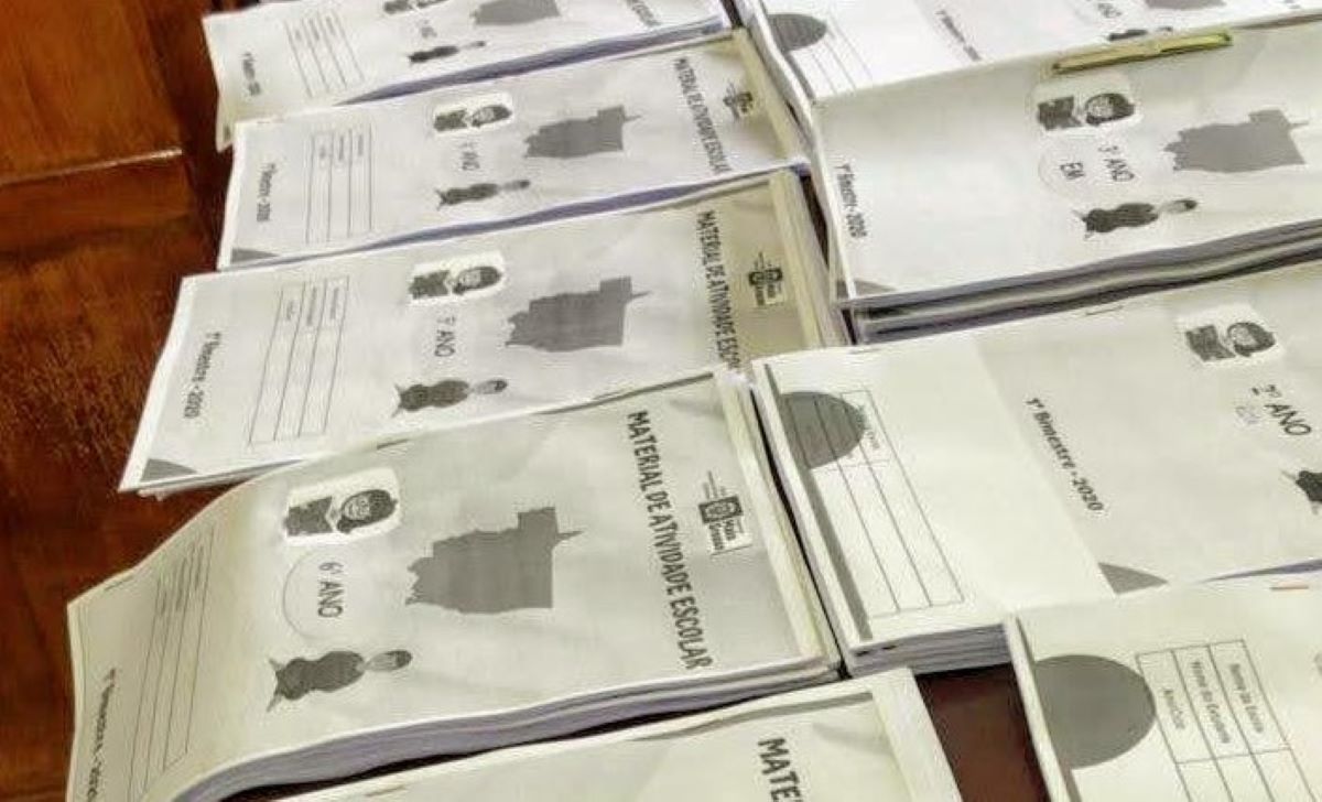Escolas estaduais iniciam entrega de material impresso para alunos sem acesso à internet
