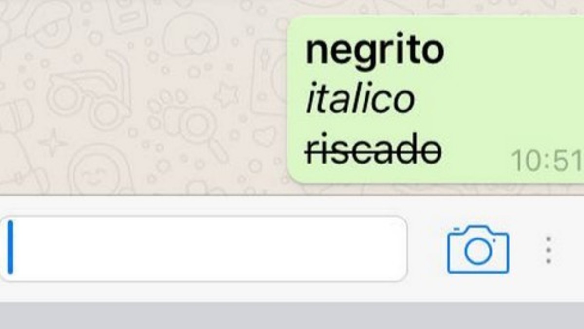 Como escrever em negrito, itálico ou riscado no Whatsapp