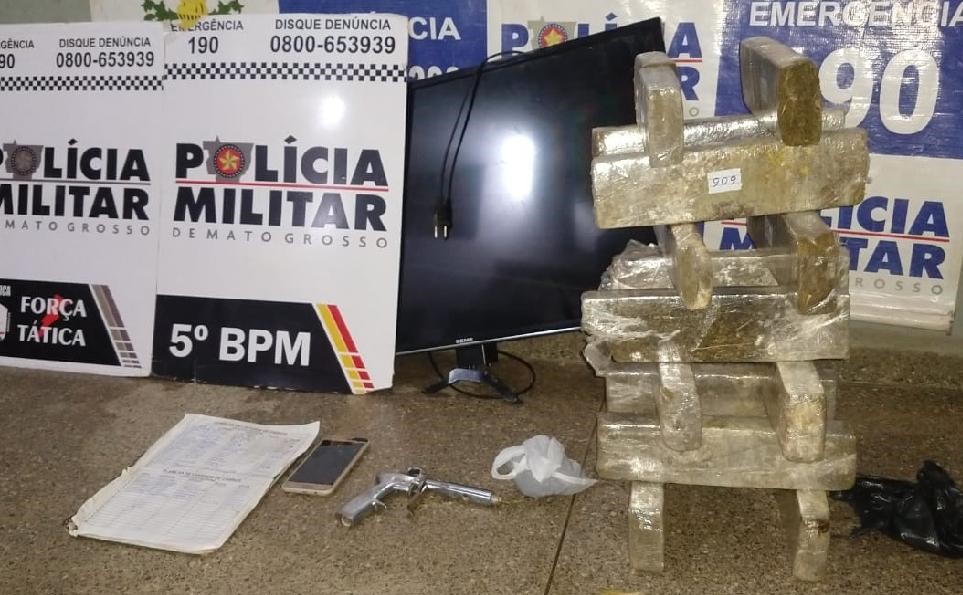 PM identifica lava jato usado como depósito de drogas em Rondonópolis