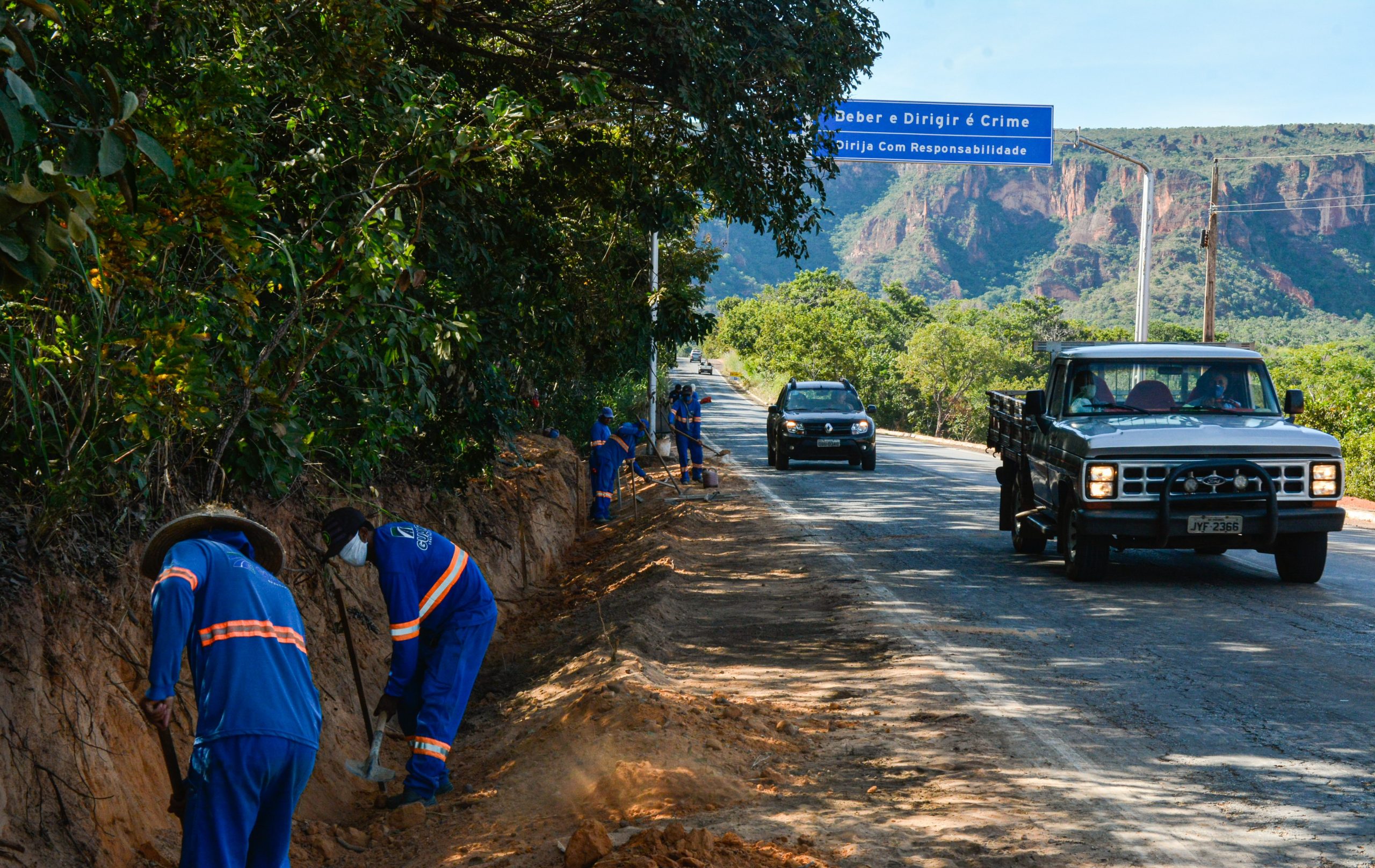 Governo restaura 44 km da estrada Cuiabá-Chapada dos Guimarães