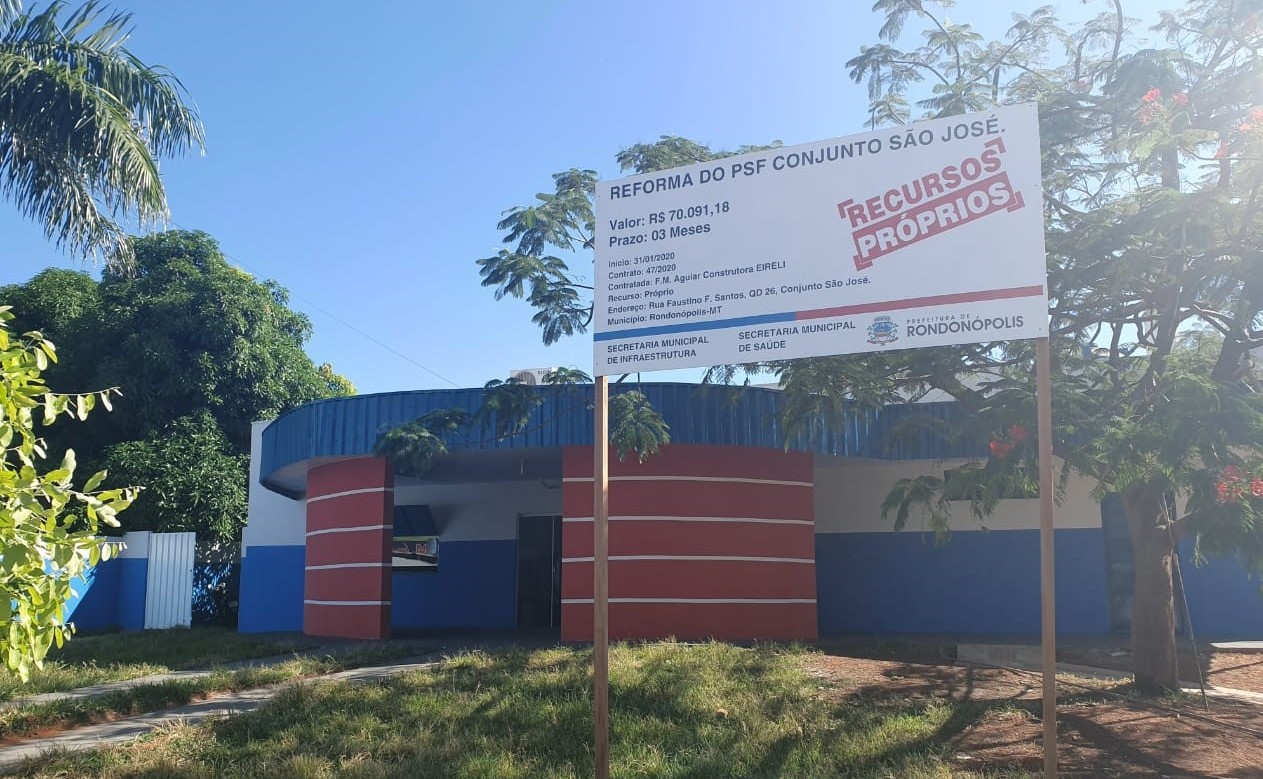 Obra de reforma do PSF do Conjunto São José está concluída