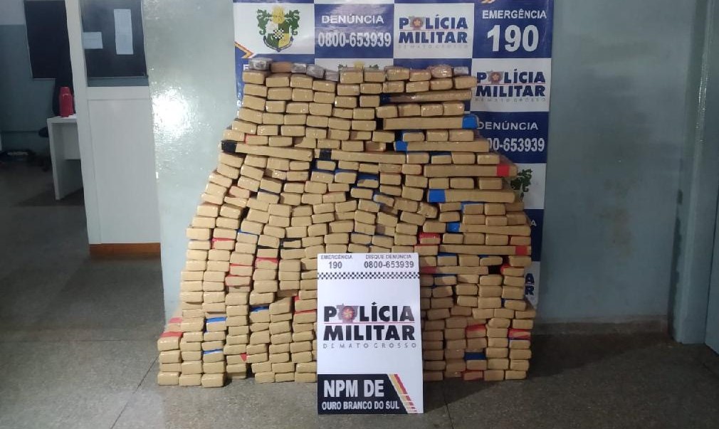Itiquira | Patrulha Rural da PM apreende 400 quilos de drogas