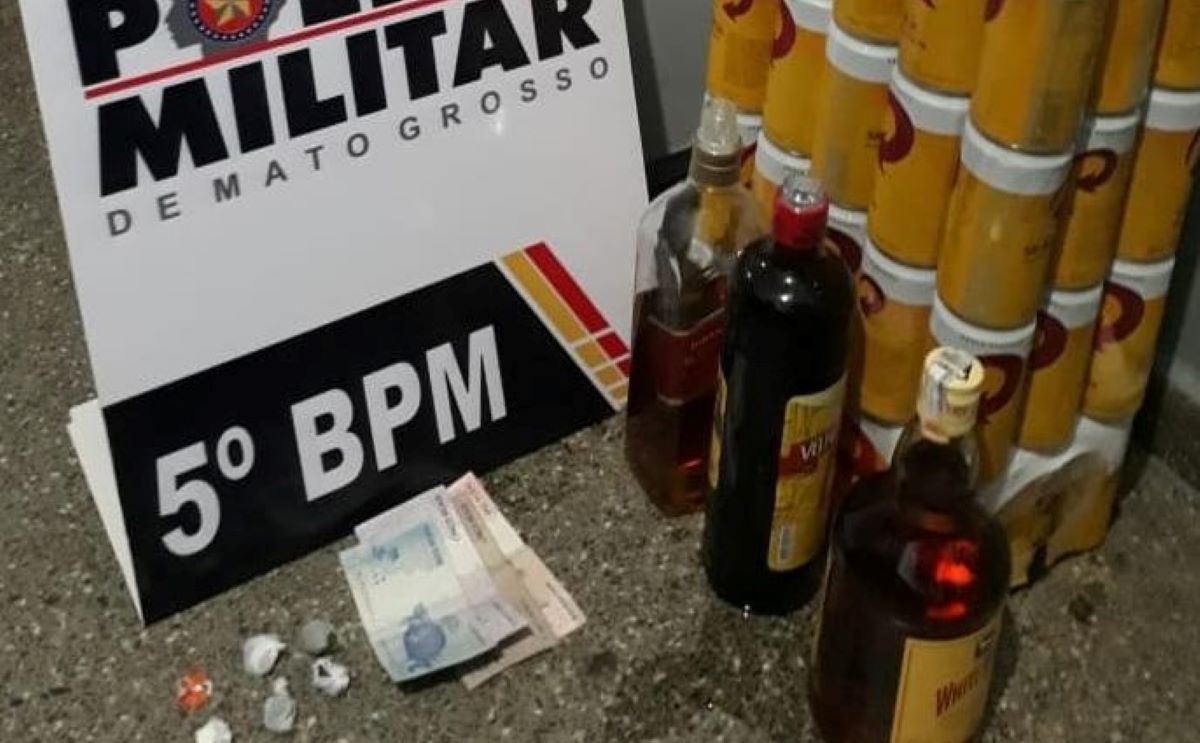 Rondonópolis | PM é acionada para conter festa e encontra drogas