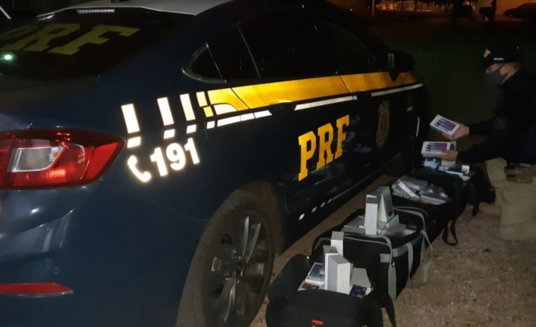 Itiquira | PRF apreende mercadoria sem nota