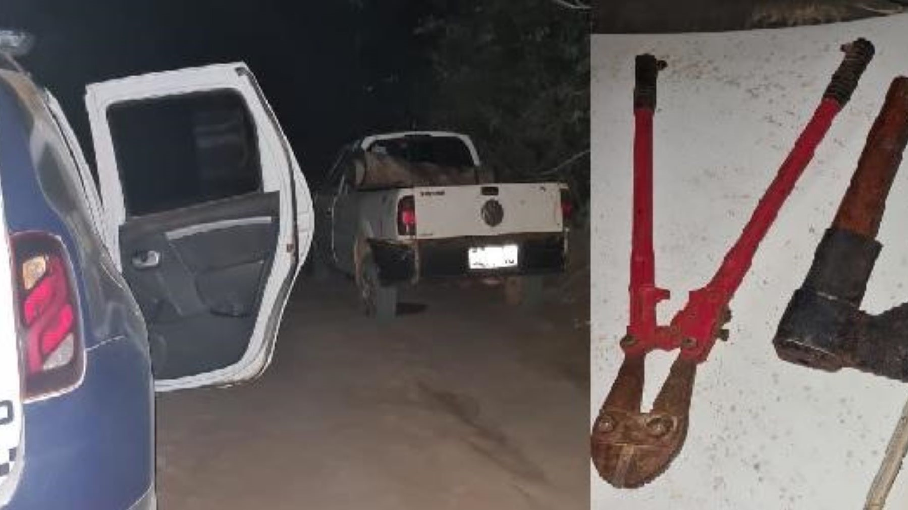Dois homens foram presos suspeitos de furto de gado em Araguaiana