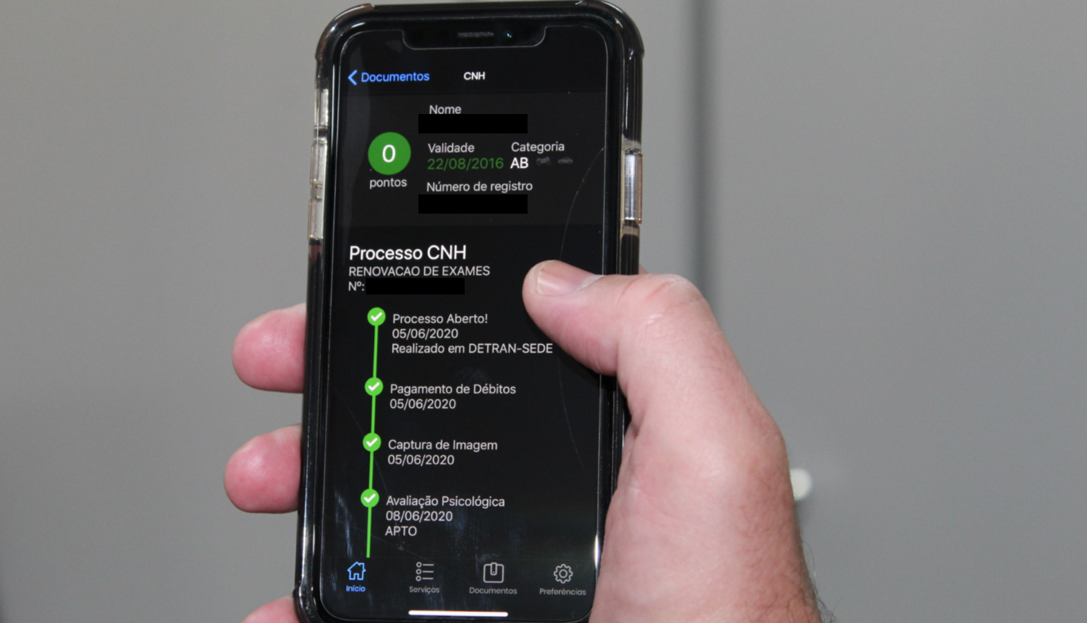 Motoristas já podem aproveitar a foto cadastrada no Detran para renovar a CNH