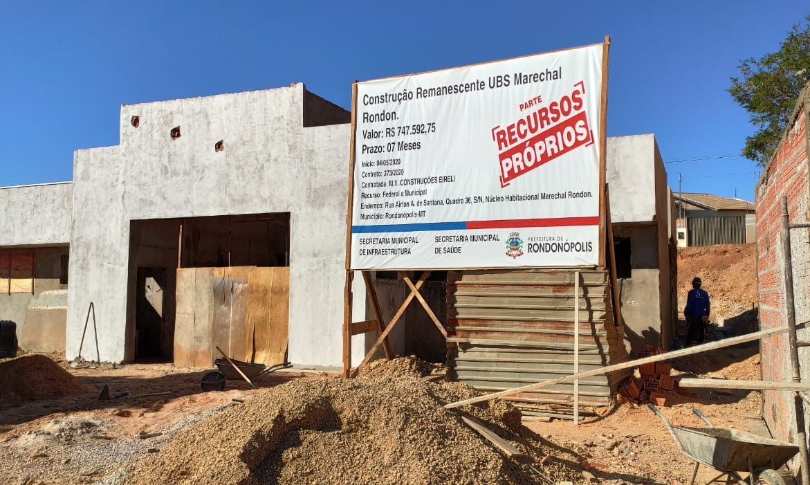 Rondonópolis | Residencial Marechal Rondon também terá a sua UBS em breve