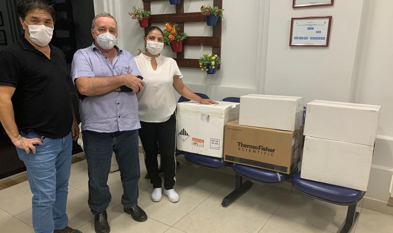 Lacen-MT recebe mil testes de Covid-19 doados pela AMPA