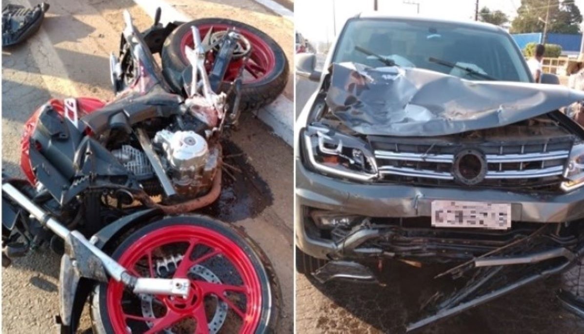 Juscimeira | Motociclista tem perna amputada em acidente e morre no hospital