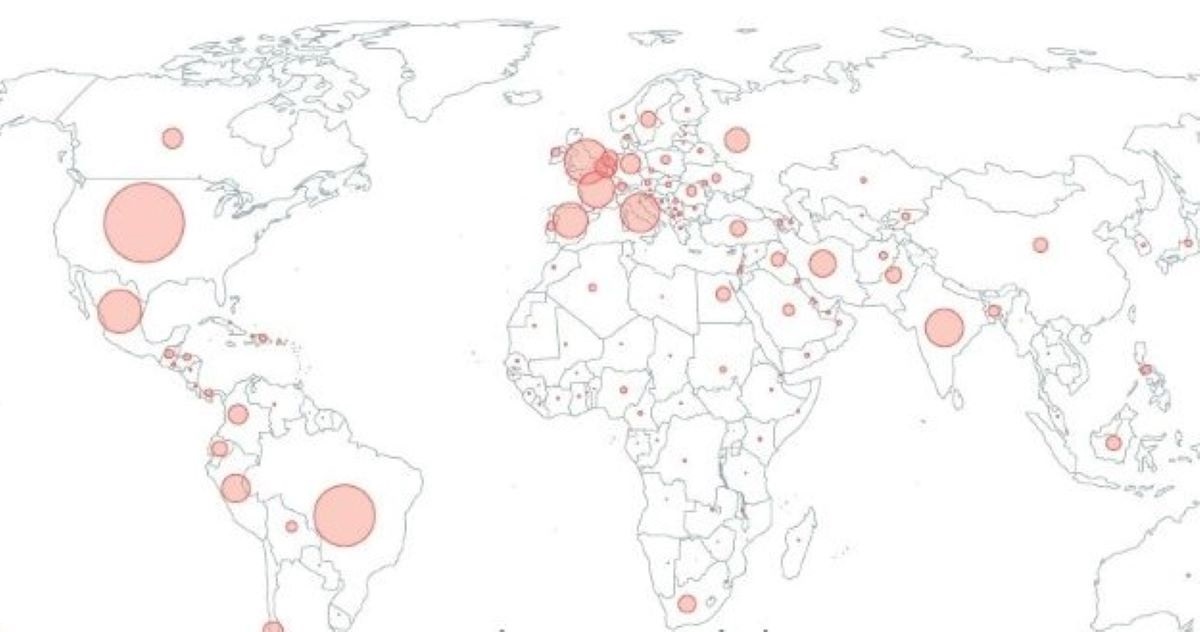 Mais de 650.000 mortes por coronavírus no mundo