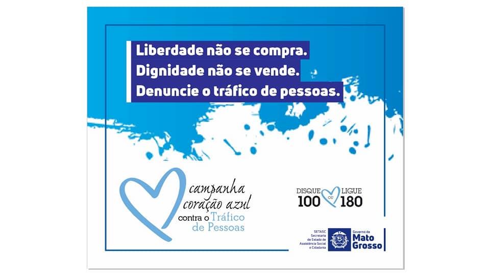 Setasc promove campanha de combate ao tráfico de pessoas em Mato Grosso