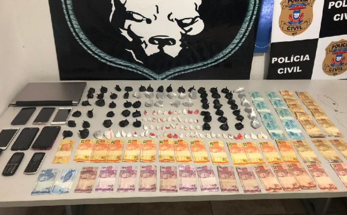 Investigações resultam em 100 prisões e 100 quilos de entorpecentes apreendidos em Rondonópolis