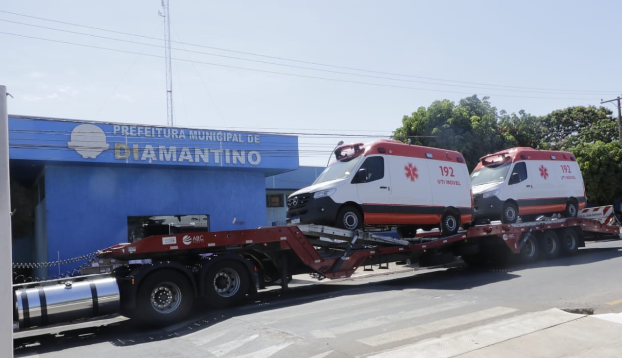 Diamantino é contemplada com ambulâncias doadas pela JBS