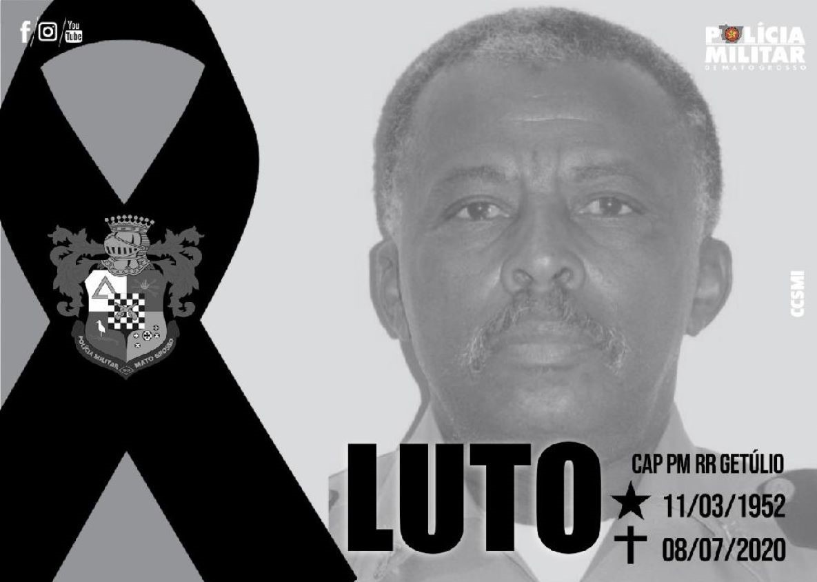 Várzea Grande | PM lamenta morte de capitão aposentado por complicações decorrentes de AVC