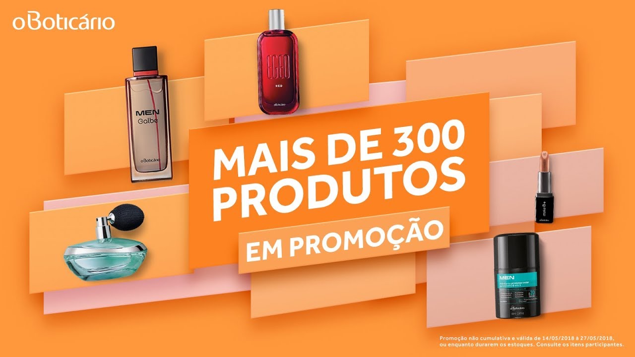 O Boticário tem 300 produtos em promoção para renovar a rotina