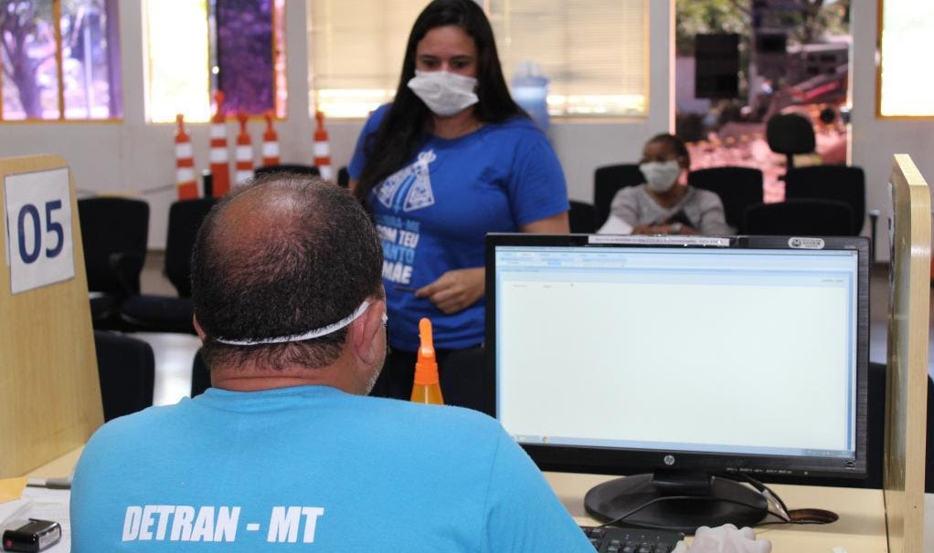 Atendimento ao público do Detran-MT será retomado em 22 municípios