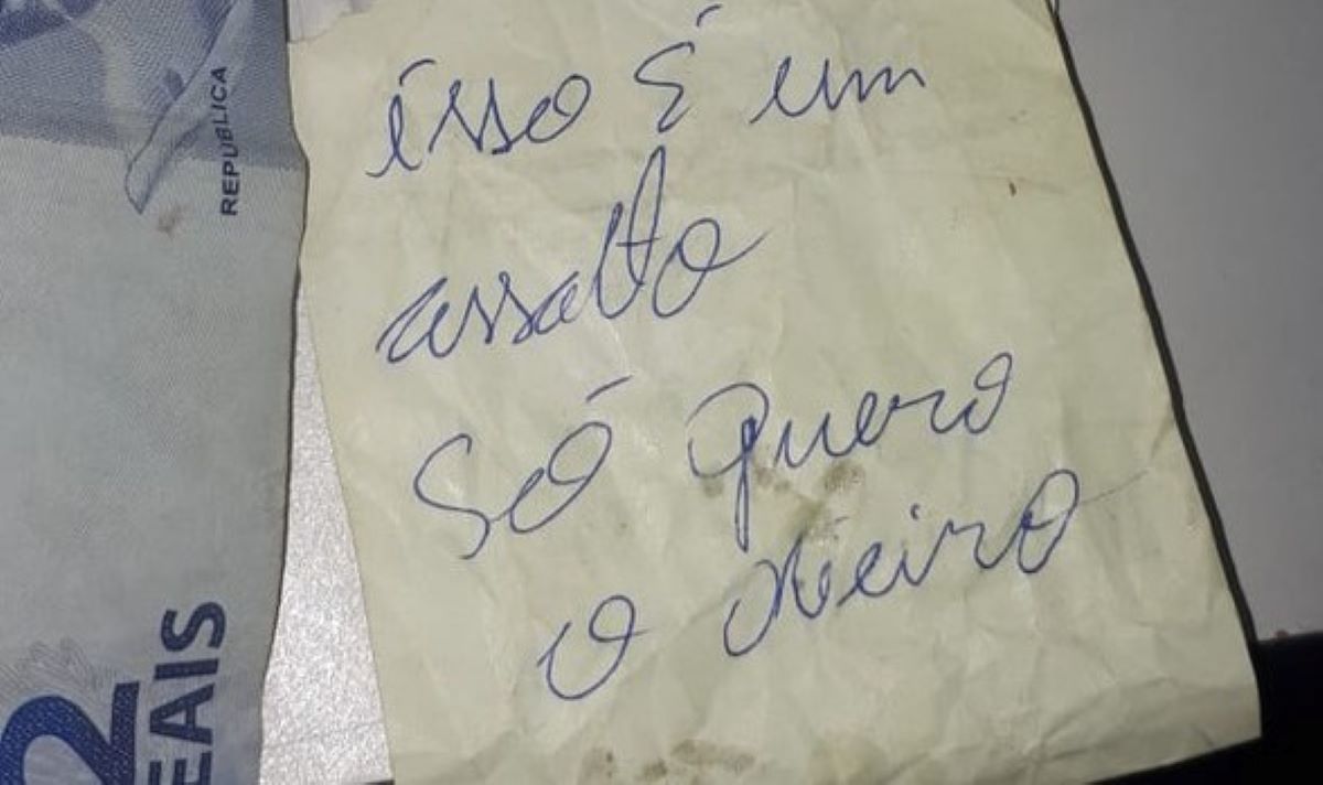 Mato Grosso | Ladrão pede papel e caneta em mercearia e anuncia assalto com bilhete