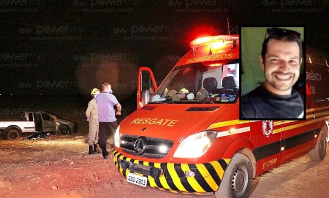 Mato Grosso | Picape capota e esmaga motorista na BR-163
