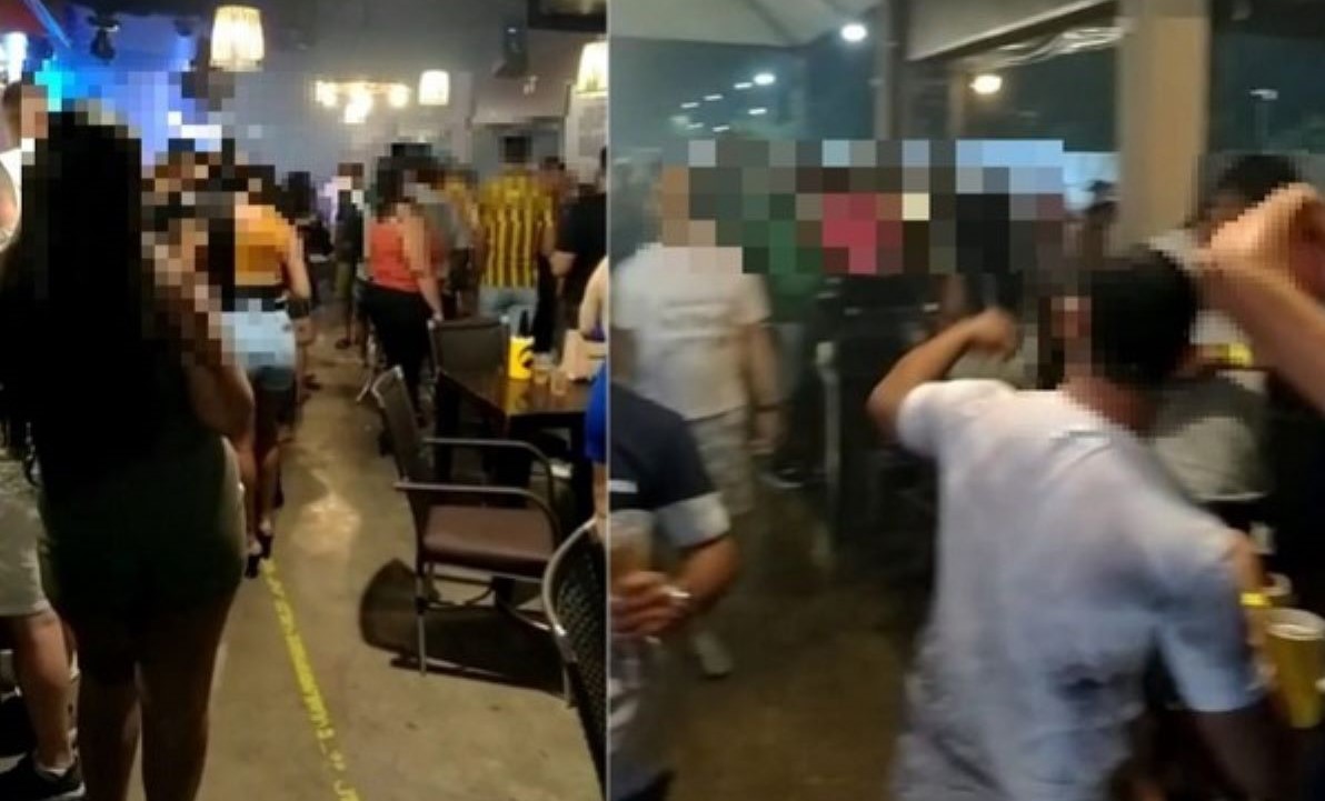 Bar descumpre medidas e é flagrado lotado e com clientes sem máscara em Cuiabá