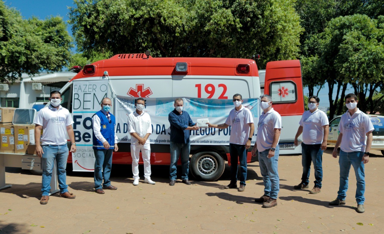 Alta Floresta é contemplada com uma ambulância doada pela JBS