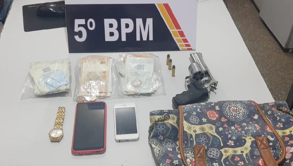 Dupla é pega logo depois de assaltar posto de gasolina em Rondonópolis