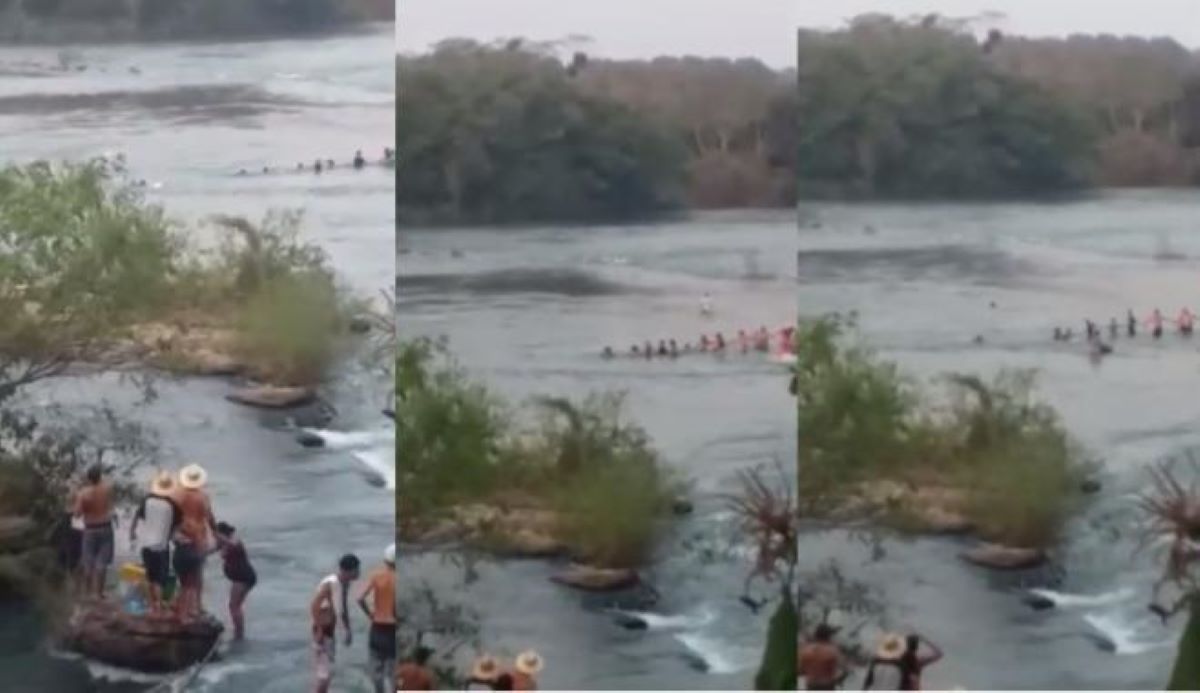 Várzea Grande | Banhistas fazem corrente humana, mas dois homens morrem afogados após salvarem uma mulher