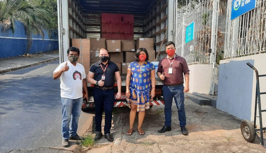 Covid: FEPOIMT recebe 100 mil máscaras