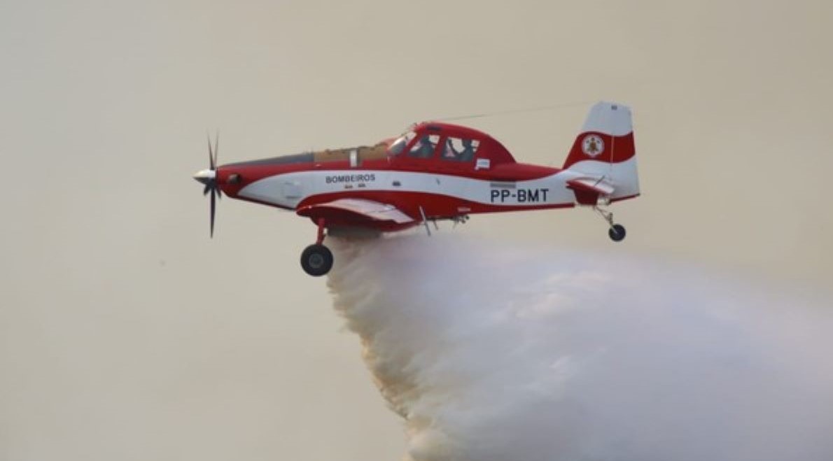 Pantanal tem 100 mil hectares destruídos por queimadas que começaram há 10 dias em MT