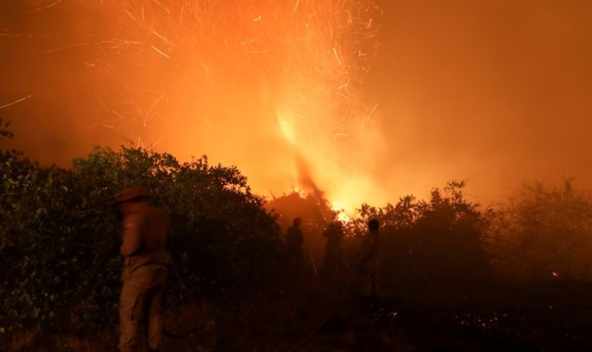 Tangará da Serra | Fogo avança na Serra do Parecis e atinge rodovia
