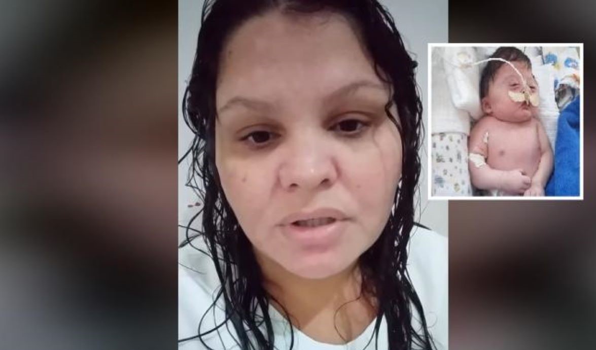 Bebê de MT precisa ser transferido para SP ou Curitiba; mãe se desespera
