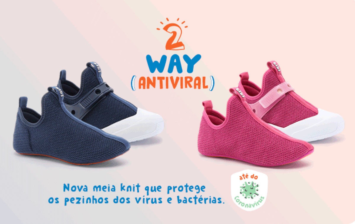 Bibi lança calçado com ação antiviral que protege contra o coronavírus