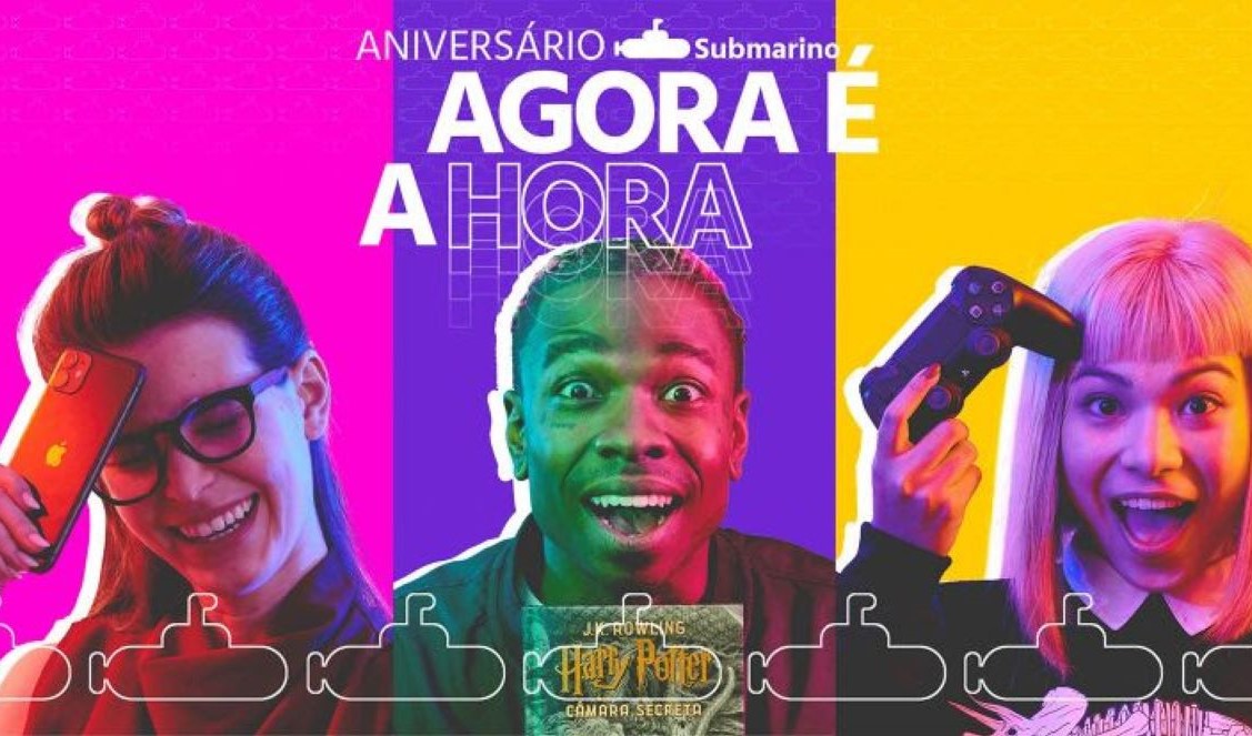 Submarino comemora aniversário com descontos e cashback