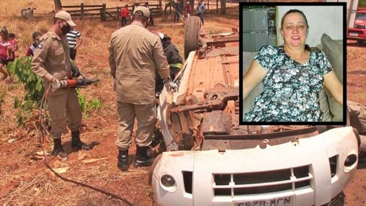 Rondonópolis | Mulher morre após carro capotar; filho e netos ficam feridos