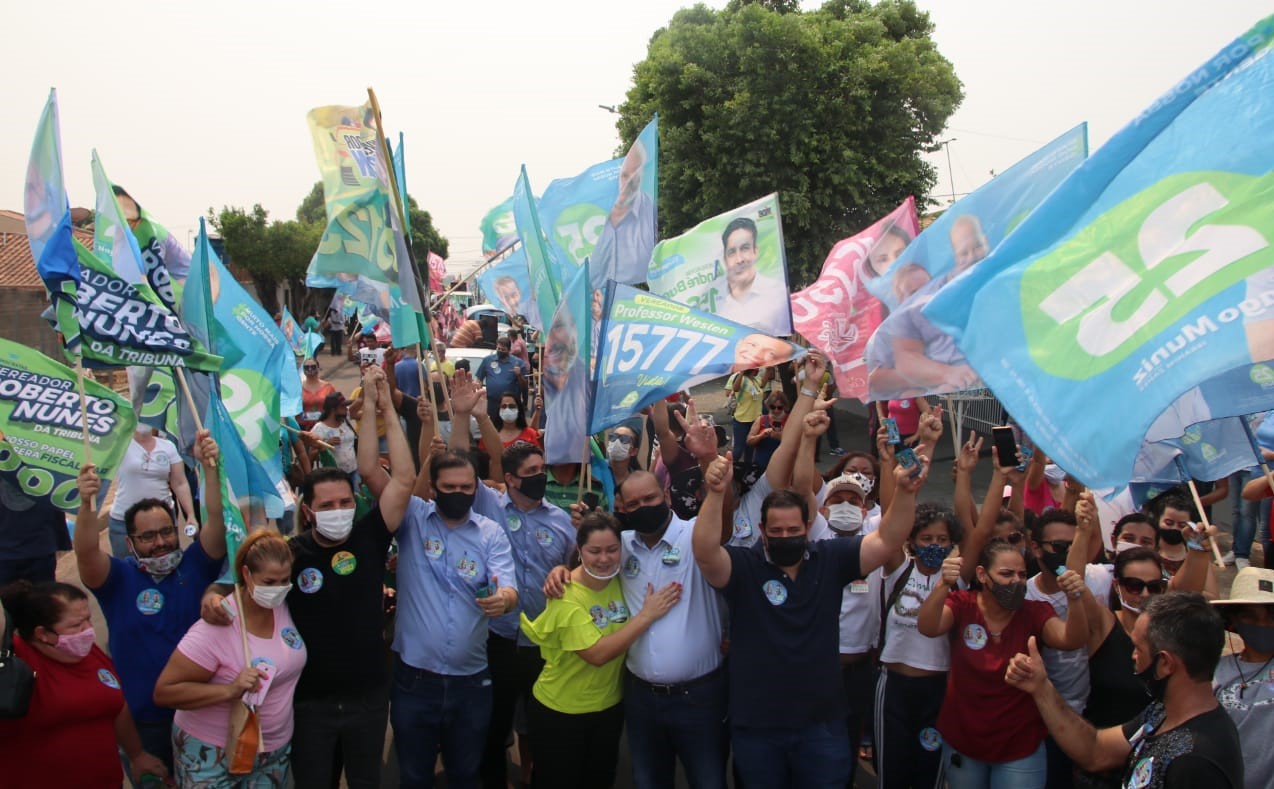 Rondonópolis | Ato liderado por Thiago e Ibrahim foi maior evento político realizado nesta campanha no Conjunto São José