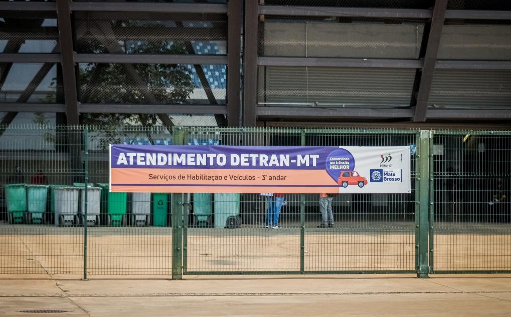 Atendimento do Detran-MT na Arena Pantanal será suspenso nesta sexta-feira (09) à tarde