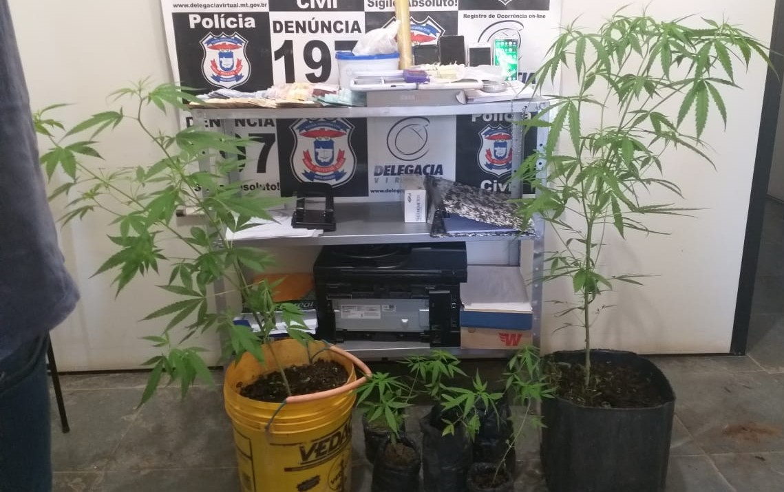 Polícia Civil prende traficantes e fecha ponto de venda de drogas em Barra do Bugres