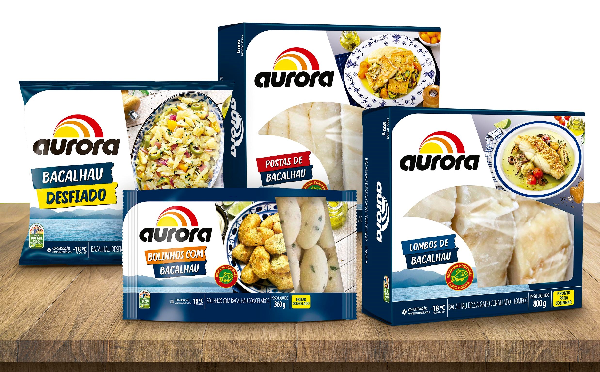 Aurora Alimentos lança BACALHAU no mercado brasileiro