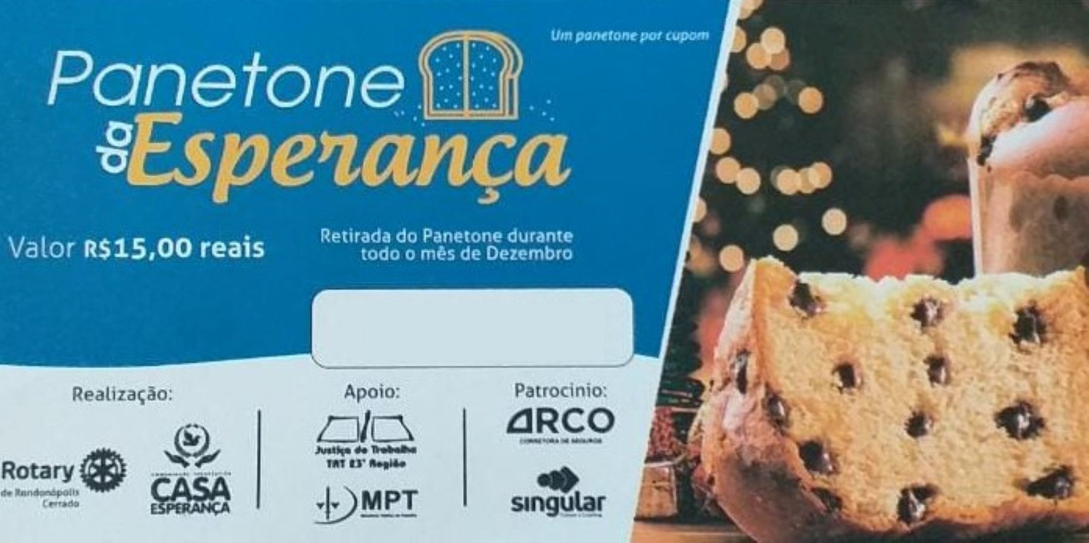 MPT-MT destina valores para projeto “Panetone da Esperança” de Rondonópolis