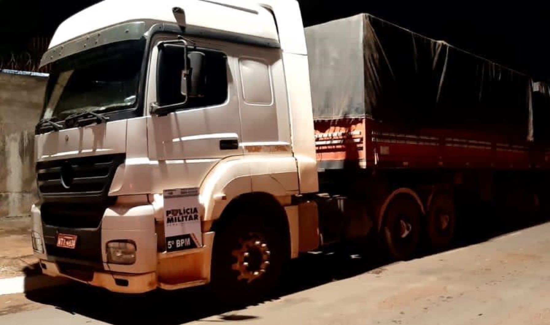 Rondonópolis | PM recupera carreta roubada há três dias