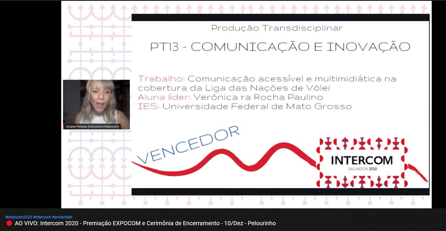Estudantes de Comunicação da UFMT conquistam dois prêmios nacionais