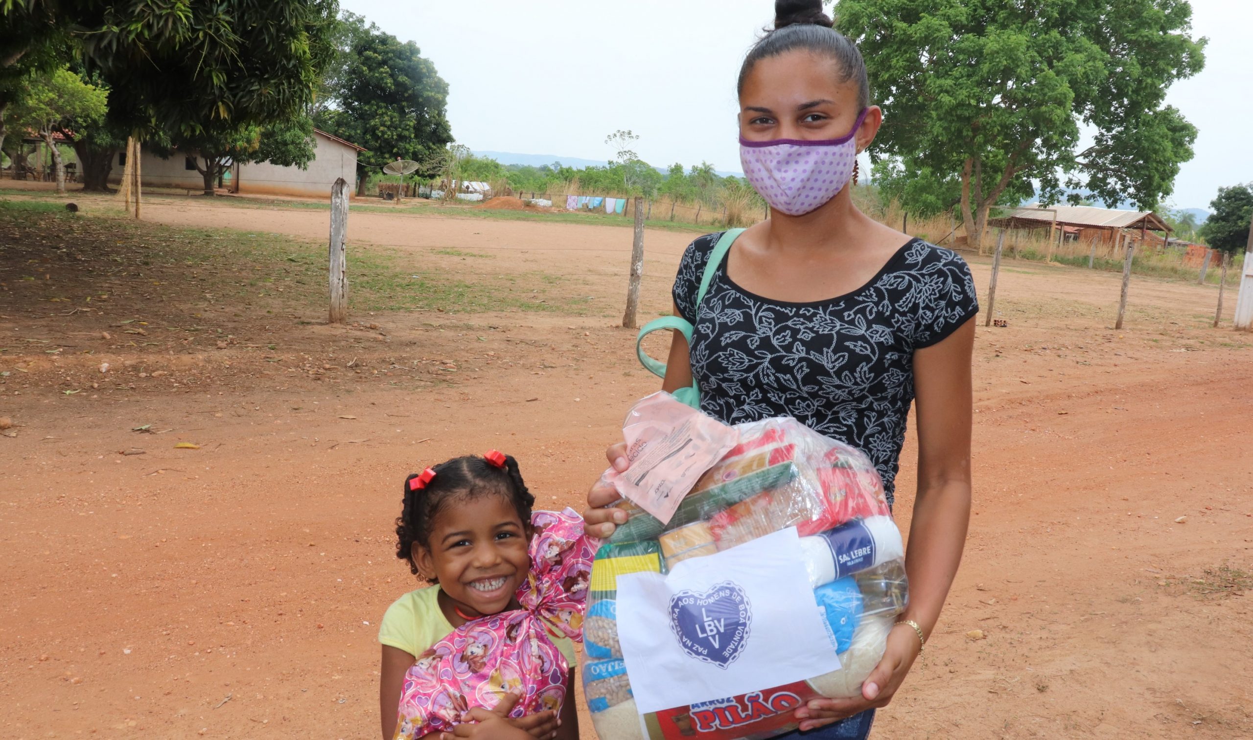 LBV entrega cestas de alimentos e kits de limpeza a famílias de Rondonópolis 